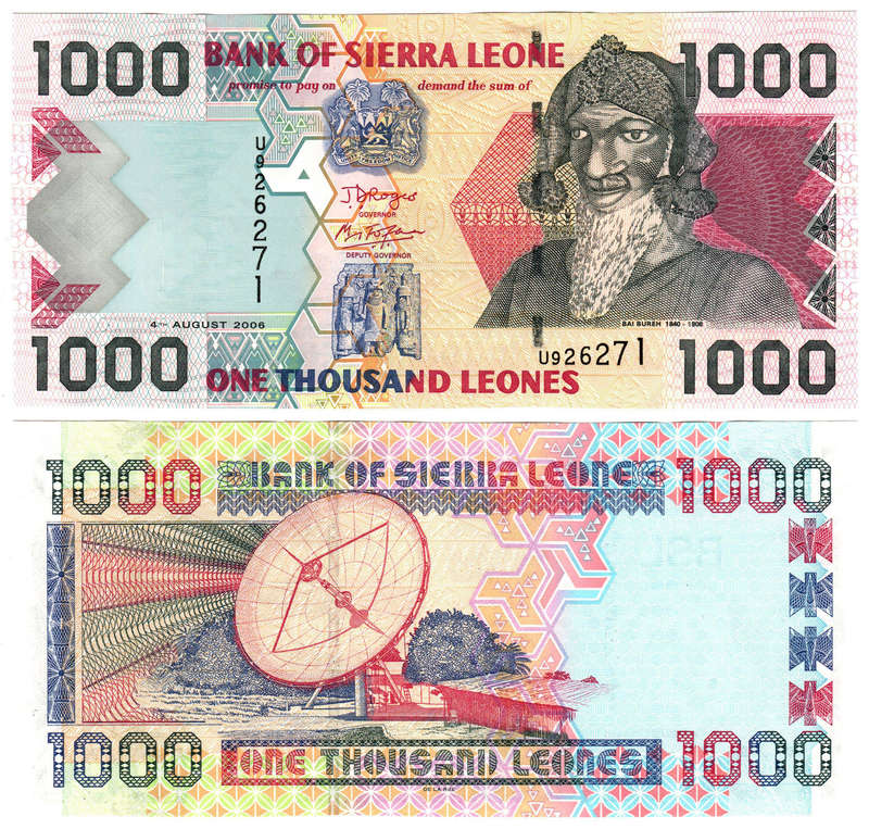 Sierra Leone - 1000 Leones 2006 UNC