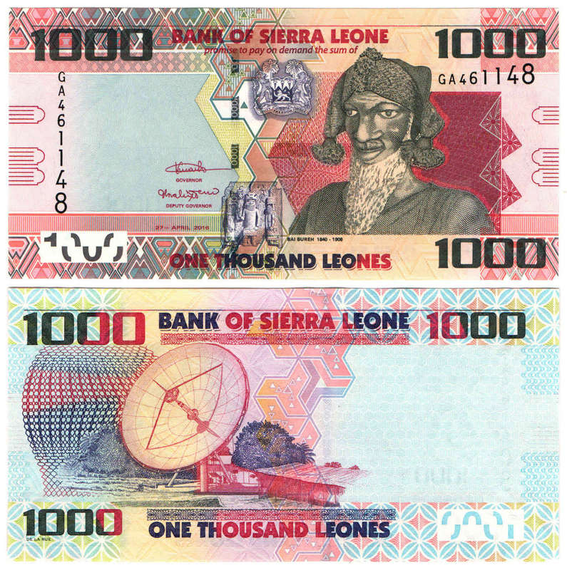 Sierra Leone - 1000 Leones 2016 UNC