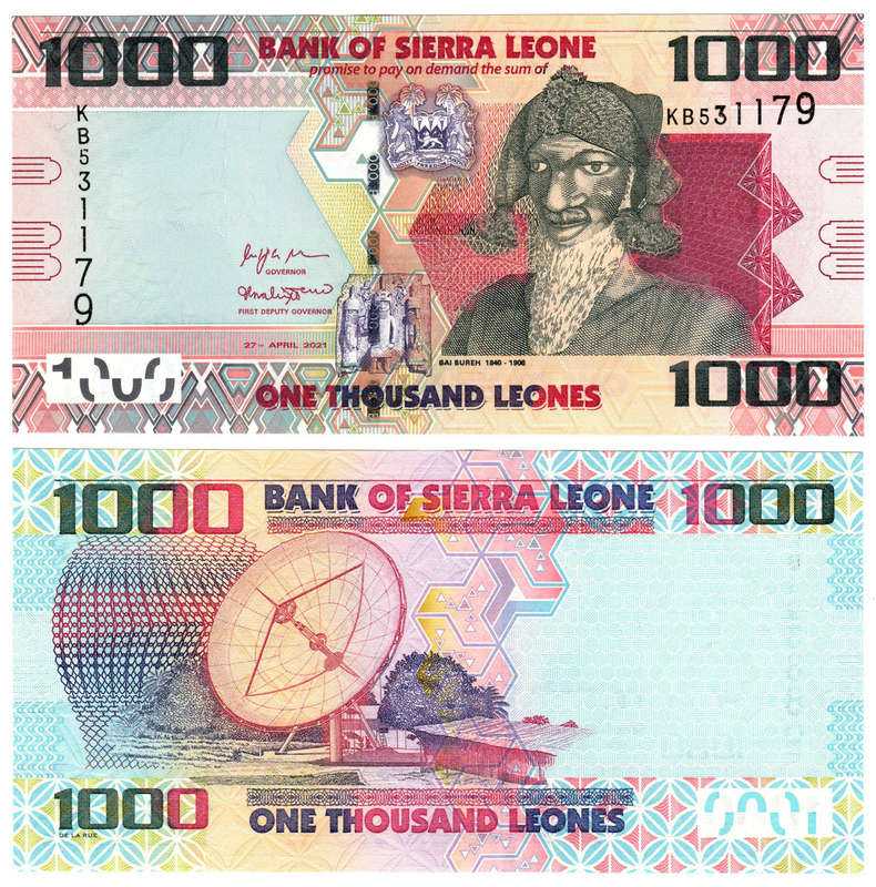 Sierra Leone - 1000 Leones 2021 UNC