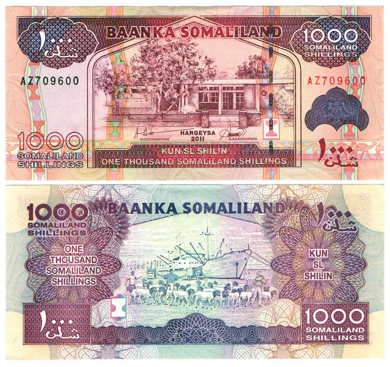 Somaliland - 1000 Shillings 2011 UNC