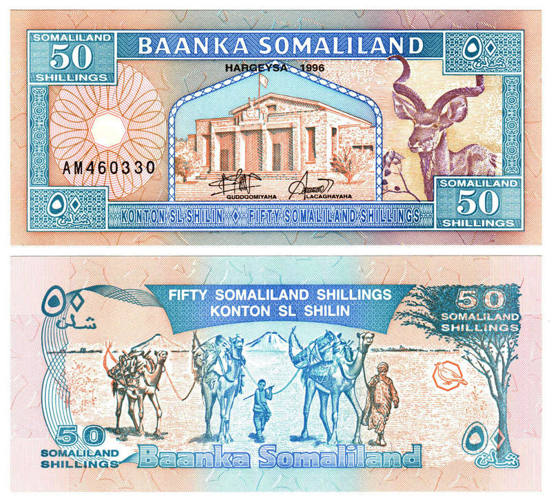 Somaliland - 50 Shillings 1996 Series AM UNC