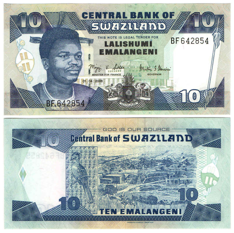 Swaziland - 10 Emalangeni 2006 UNC