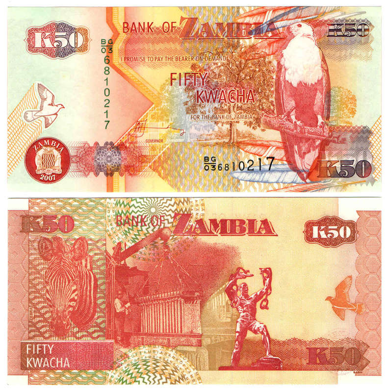 Zambia - 50 Kwacha 2007 UNC