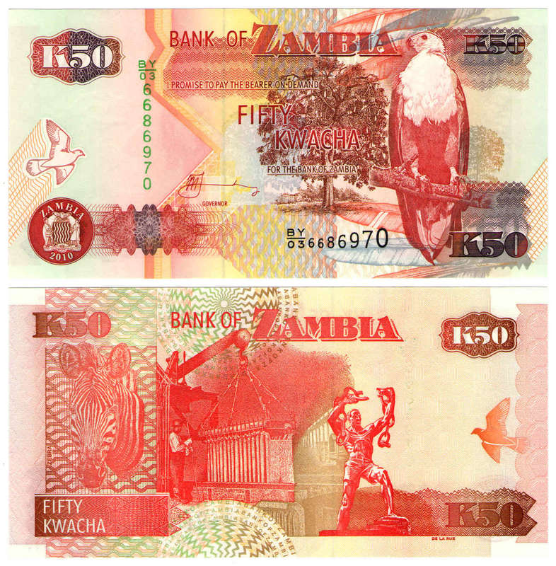 Zambia - 50 Kwacha 2010 UNC