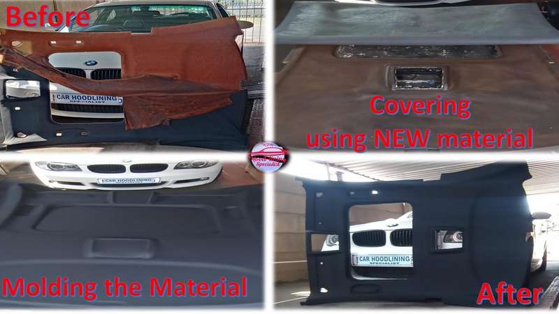 Car roof-lining material - Do it yourself material similar to the original