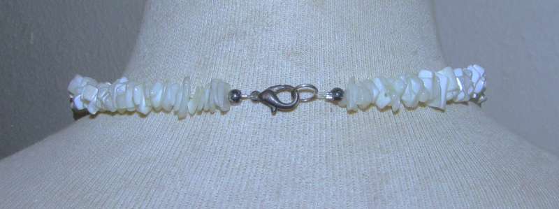 Vintage Genuine Quartz Chips Beaded Necklace