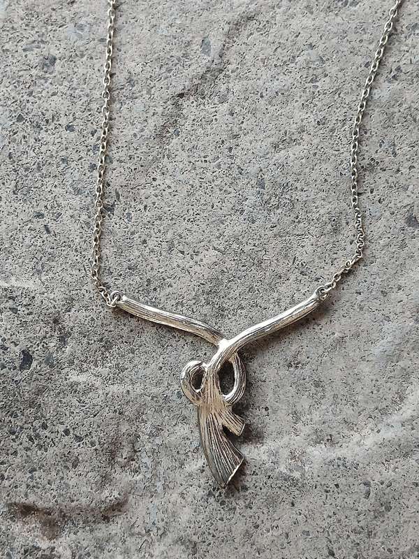 Elegant Vintage Art Deco Style Pave Set Pendant Necklace