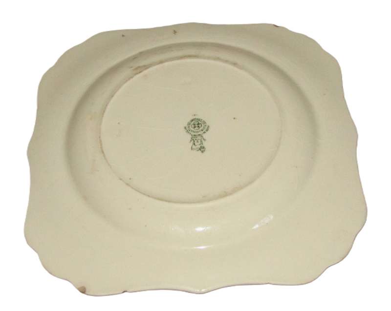 Authentic Royal Doulton 'Old Coaching Days' Plate & Milk Jug Pair c1930