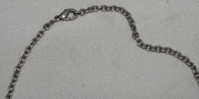 Vintage Silver-Tone Victorian Style Gothic Necklace with Faceted Onyx-Colored Crystals