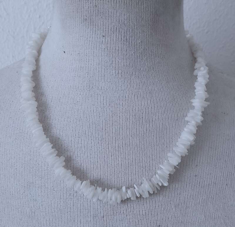 Vintage Genuine Quartz Chips Beaded Necklace