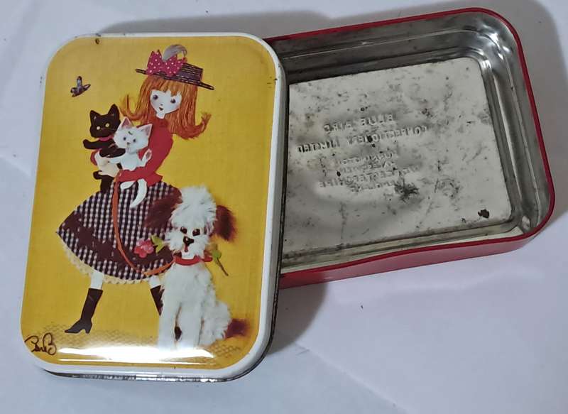 Vintage Collectible Blue Bird Confectionary Limited Fine English Toffee Tin