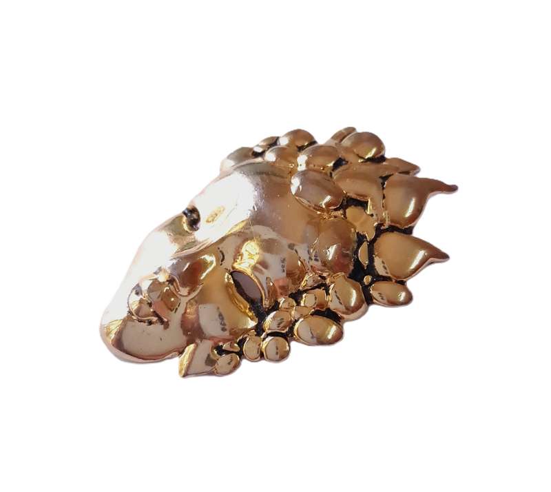 Vintage Gold Tone Art Deco Style Scarf Clip