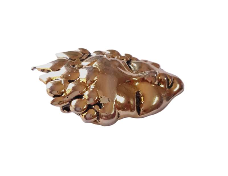 Vintage Gold Tone Art Deco Style Scarf Clip