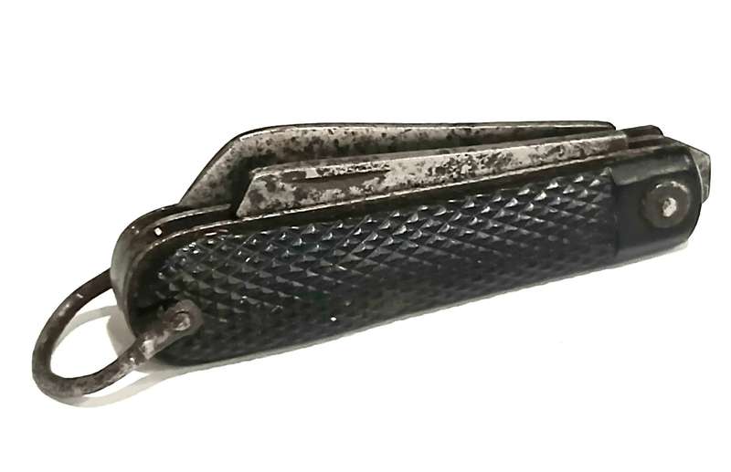 WWI British Army Issue Clasp Knife - Broad Arrow & Sheffield Mark
