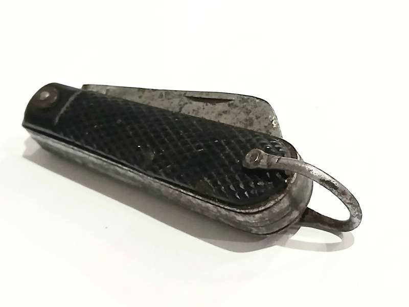 WWI British Army Issue Clasp Knife - Broad Arrow & Sheffield Mark