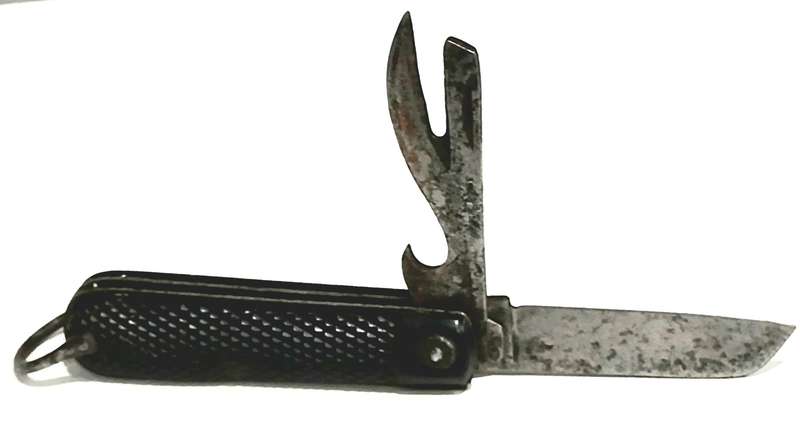 WWI British Army Issue Clasp Knife - Broad Arrow & Sheffield Mark