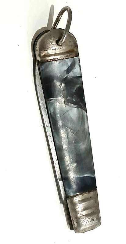 Vintage Mikov Czechoslovakia Faux Mother of Pearl Fruit Knife