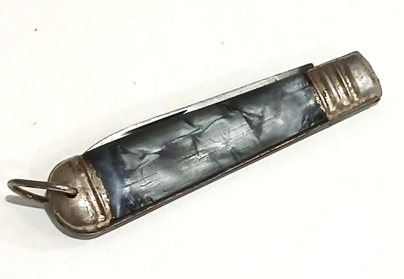 Vintage Mikov Czechoslovakia Faux Mother of Pearl Fruit Knife