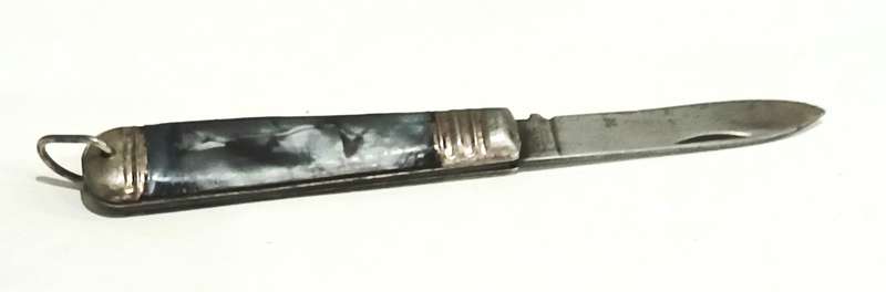 Vintage Mikov Czechoslovakia Faux Mother of Pearl Fruit Knife