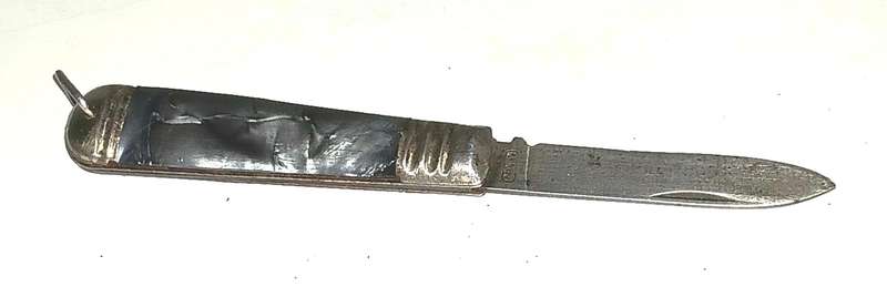 Vintage Mikov Czechoslovakia Faux Mother of Pearl Fruit Knife