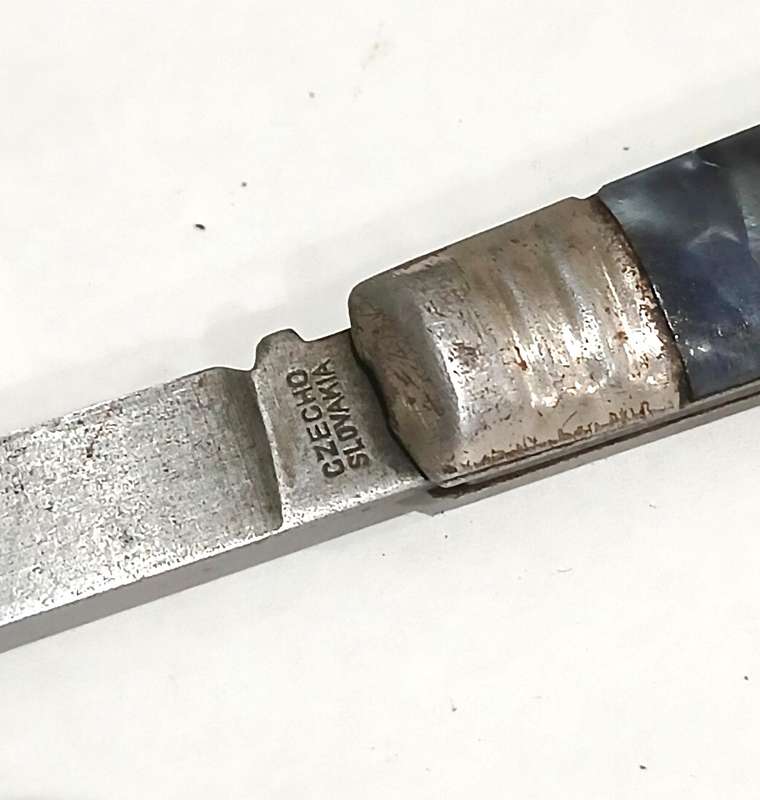 Vintage Mikov Czechoslovakia Faux Mother of Pearl Fruit Knife