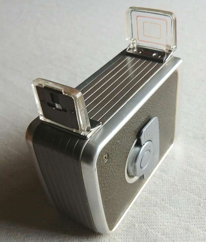 Vintage Kodak Brownie 8mm Movie Camera with Unique Homemade Wooden Case  A Piece of Filming History