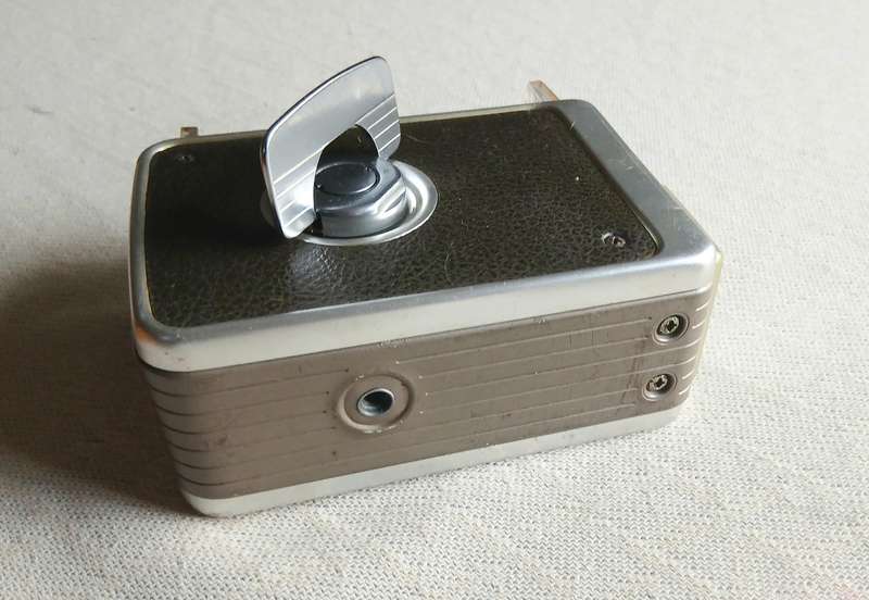 Vintage Kodak Brownie 8mm Movie Camera with Unique Homemade Wooden Case  A Piece of Filming History