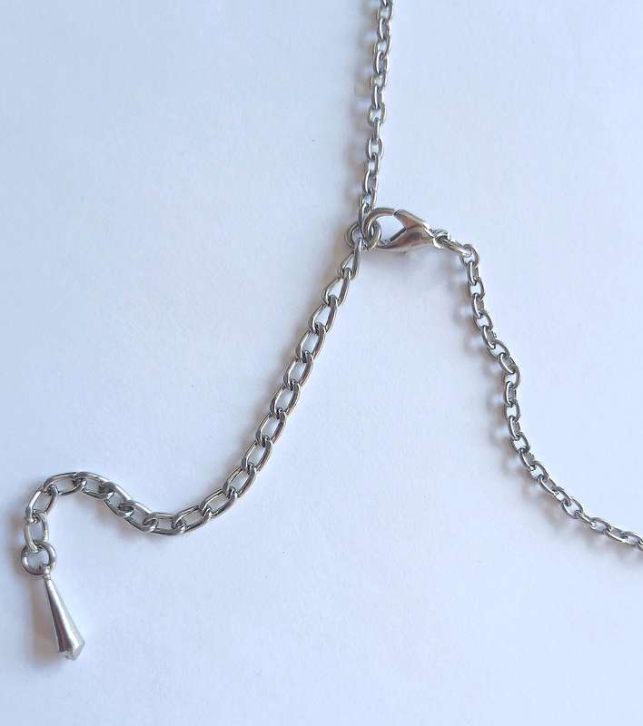 Exquisite Belle Époque Style Black Enamel & Ornate Silver-Tone Necklace