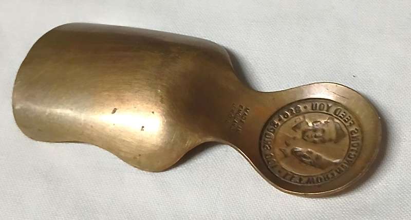 Rare Vintage 1938 Worthington's 'Sam & Pete' Brass Tea Caddy Spoon