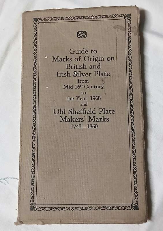 Essential Vintage Reference: Frederick Bradbury's Guide to British & Irish Silver Marks (1968)