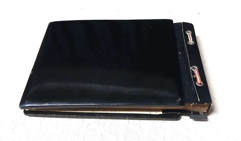 Charming Vintage Japanese Lacquer Photo Album - Hand-Painted Mt. Fuji Scene