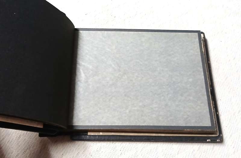 Charming Vintage Japanese Lacquer Photo Album - Hand-Painted Mt. Fuji Scene