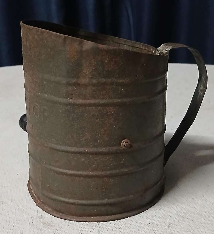Vintage "VICTOR" Flour Sieve  Rustic Farmhouse Decor Piece
