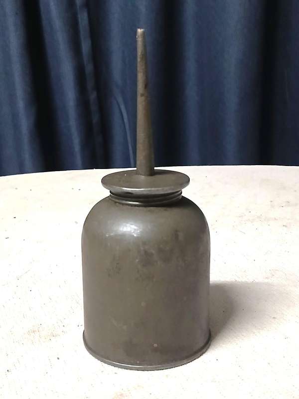 Vintage "Made in Canada" Metal Oil Can  Rustic Industrial Charm for Collectors