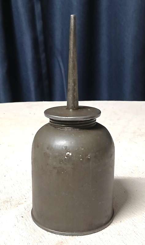 Vintage "Made in Canada" Metal Oil Can  Rustic Industrial Charm for Collectors