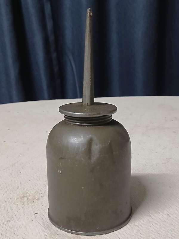 Vintage "Made in Canada" Metal Oil Can  Rustic Industrial Charm for Collectors