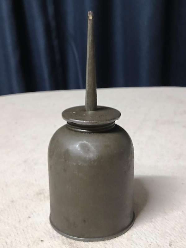 Vintage "Made in Canada" Metal Oil Can  Rustic Industrial Charm for Collectors