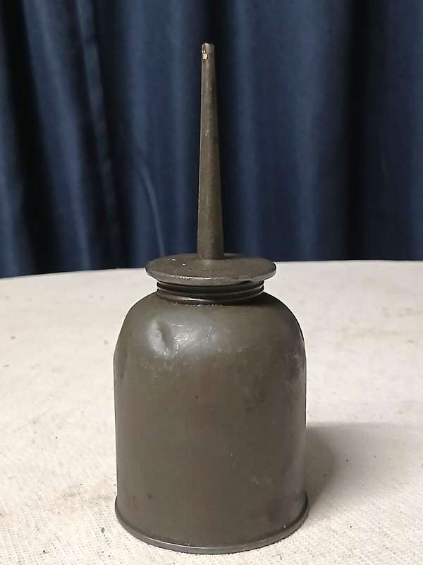 Vintage "Made in Canada" Metal Oil Can  Rustic Industrial Charm for Collectors