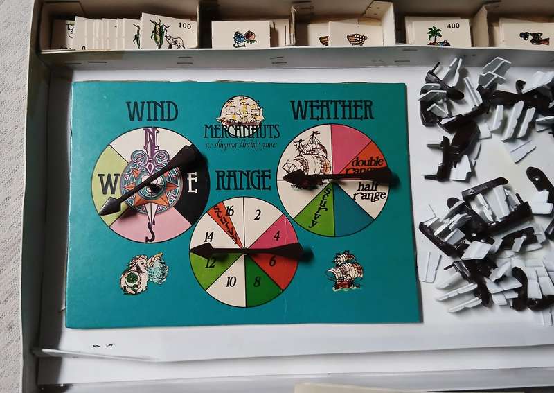Vintage Mercanauts: A Classic Shipping Strategy Board Game c1970