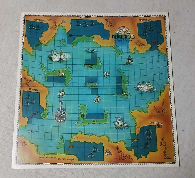 Vintage Mercanauts: A Classic Shipping Strategy Board Game c1970