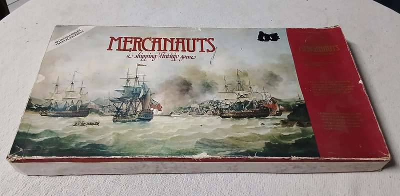 Vintage Mercanauts: A Classic Shipping Strategy Board Game c1970