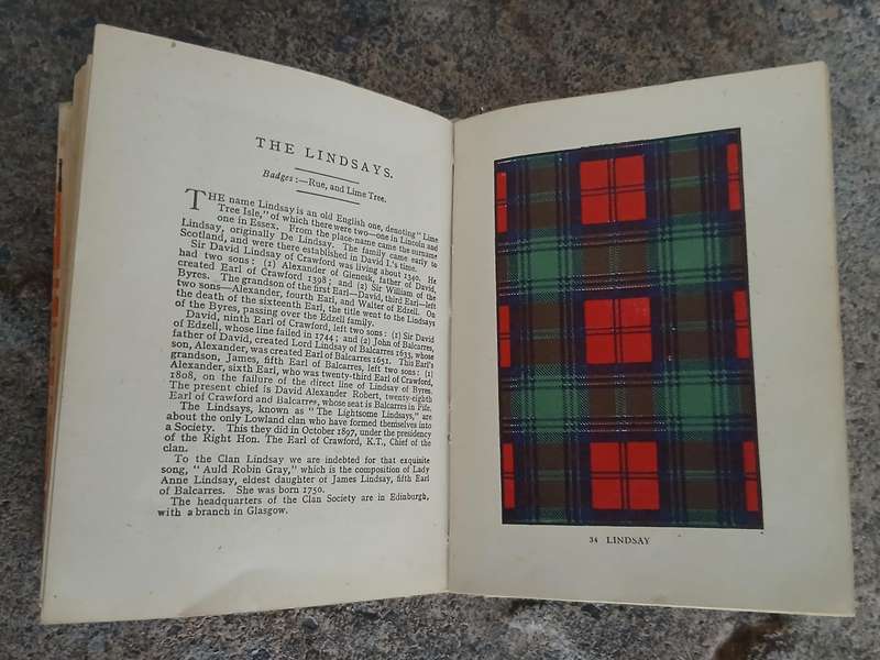 "The Scottish Clans & Their Tartans" by W. & A. K. Johnston 1943 29th Edition