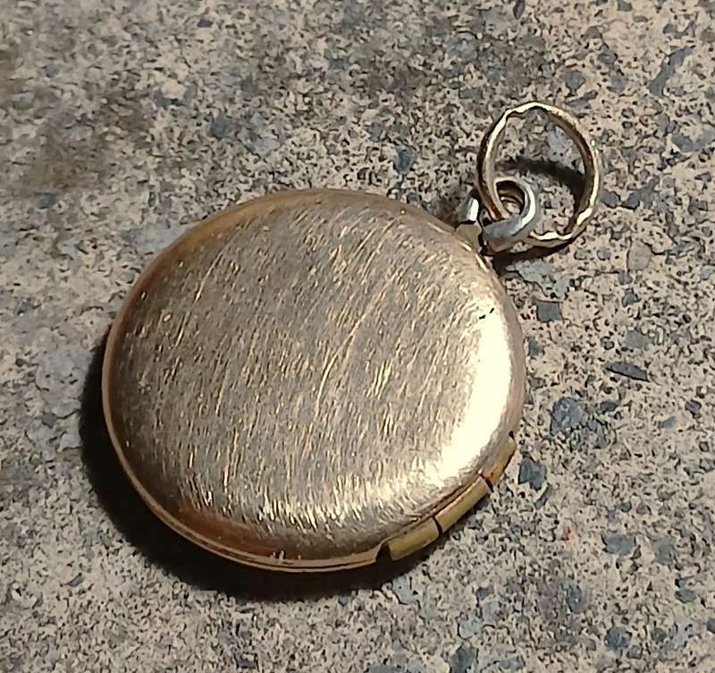 Vintage 14k Gold Filled Locket with Art Nouveau Revival Engraving