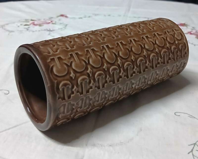 Vintage Mid-Century Modern Ceramic Tube Vase by Crescent - Model 11