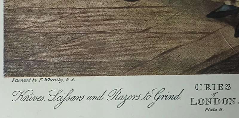Antique "Cries of London" Hand-Coloured Engraving - Francis Wheatley & Giovanni Vendramini