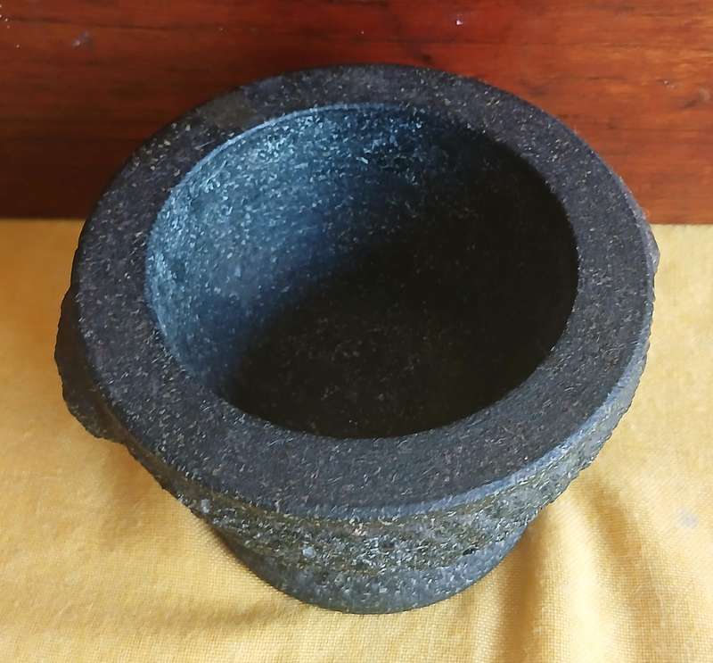 Jamie Oliver Solid Granite Pestle & Mortar - Heavy-Duty Kitchen Essential