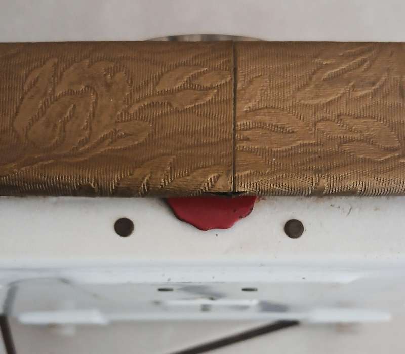 Vintage Salter Bathroom Scale - Retro Gold Design, Working Condition