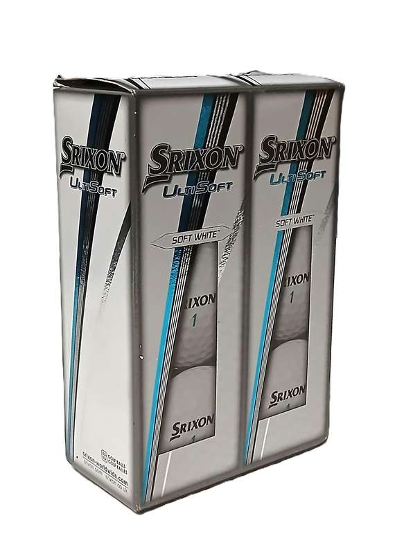 New Srixon UltiSoft Soft White Golf Balls  Pack of 6
