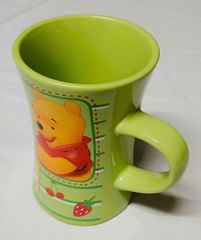 Contemporary Disney Winnie the Pooh Mug | Stor Madrid Collectible | Piglet, Eeyore & Picnic Motif
