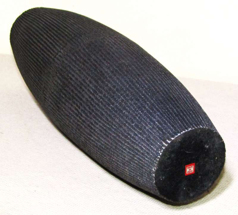 Contemporary Charcoal Ceramic Vase